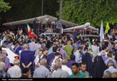 صدمین اجتماع شبانه بوشهری‌ها در میدان ثبت شد / نمایش اقتدار پهپادی در میدان امام (ره)