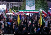 صدمین اجتماع شبانه بوشهری‌ها در میدان ثبت شد / نمایش اقتدار پهپادی در میدان امام (ره)