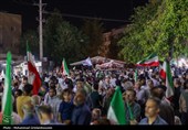 صدمین اجتماع شبانه بوشهری‌ها در میدان ثبت شد / نمایش اقتدار پهپادی در میدان امام (ره)