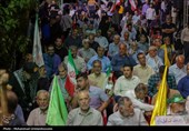 صدمین اجتماع شبانه بوشهری‌ها در میدان ثبت شد / نمایش اقتدار پهپادی در میدان امام (ره)