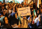 خروش حماسی یاسوجی‌ها در 100امین شب وحدت برای ایران