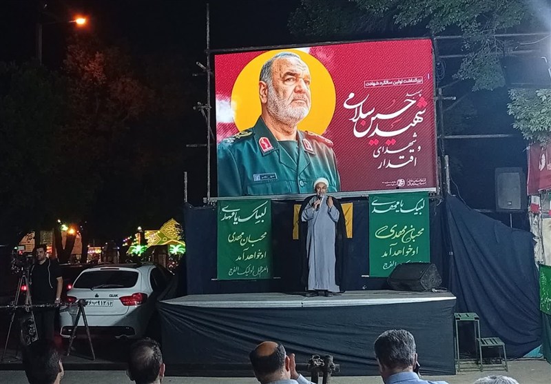 اولین سالگرد شهادت سردار سلامی در موکب رسانه‌ای شهید هاشمی برگزار شد