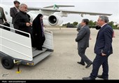 وزیر راه و شهرسازی وارد اردبیل شد/ افتتاح پروژه ملی راهآهن اردبیل