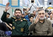 سردار حسین اشتری‌ و سردار حسن حسن‌زاده فرمانده سپاه تهران