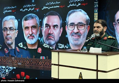 سخنرانی  سردار حسین معروفی معاون فرهنگی، اجتماعی و رسانه سپاه پاسداران انقلاب اسلامی
