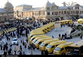 آیین نوسازی و بهره برداری از ناوگان جدید حمل و نقل شهری - همدان