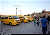 آیین نوسازی و بهره برداری از ناوگان جدید حمل و نقل شهری - همدان