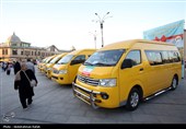 آیین نوسازی و بهره برداری از ناوگان جدید حمل و نقل شهری - همدان