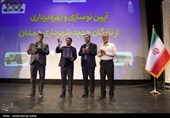 آیین نوسازی و بهره برداری از ناوگان جدید حمل و نقل شهری - همدان