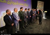 آیین نوسازی و بهره برداری از ناوگان جدید حمل و نقل شهری - همدان