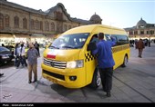 آیین نوسازی و بهره برداری از ناوگان جدید حمل و نقل شهری - همدان