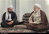 دیدار نماینده ولی‌فقیه در کردستان با ماموستایان کلاترزان+تصویر