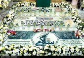 مزار سردار سپهبد شهید حاج حسین سلامی در آستان مقدس حضرت عبدالعظیم الحسنی(ع)