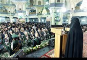 سخنرانی ریحانه سلامی فرزند شهید سلامی در مراسم نخستین سالگرد شهادت سردار سپهبد شهید حاج حسین سلامی در آستان مقدس حضرت عبدالعظیم الحسنی(ع)