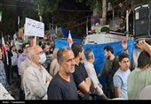 بعثت هنرمندان گلستانی در حماسه خیابان