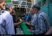 برپایی خیمه عزای محرم در امامزاده موسی مبرقع(ع)