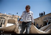 برپایی خیمه عزای محرم در امامزاده موسی مبرقع(ع)