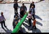 برپایی خیمه عزای محرم در امامزاده موسی مبرقع(ع)