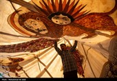 برپایی خیمه عزای محرم در امامزاده موسی مبرقع(ع)