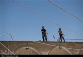برپایی خیمه عزای محرم در امامزاده موسی مبرقع(ع)
