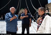 برپایی خیمه عزای محرم در امامزاده موسی مبرقع(ع)