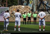 دیدار دوستانه تیم فوتبال پیشکسوتان پرسپولیس و استقلال و اصحاب هنر و رسانه