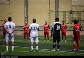 دیدار دوستانه تیم فوتبال پیشکسوتان پرسپولیس و استقلال و اصحاب هنر و رسانه