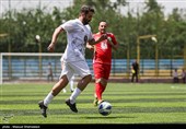 دیدار دوستانه تیم فوتبال پیشکسوتان پرسپولیس و استقلال و اصحاب هنر و رسانه