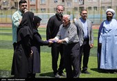 دیدار دوستانه تیم فوتبال پیشکسوتان پرسپولیس و استقلال و اصحاب هنر و رسانه