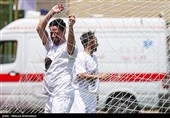 دیدار دوستانه تیم فوتبال پیشکسوتان پرسپولیس و استقلال و اصحاب هنر و رسانه
