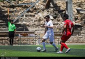 دیدار دوستانه تیم فوتبال پیشکسوتان پرسپولیس و استقلال و اصحاب هنر و رسانه