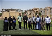 دیدار دوستانه تیم فوتبال پیشکسوتان پرسپولیس و استقلال و اصحاب هنر و رسانه