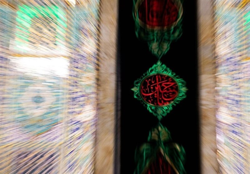 حرم امام حسین(ع) سیاه‌پوش شد