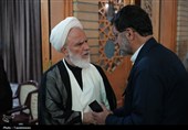 مجلس ترحیم آیت الله فیاض در حرم بانوی کرامت
