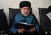مجلس ترحیم آیت الله فیاض در حرم بانوی کرامت
