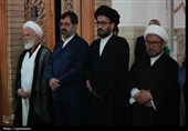 مجلس ترحیم آیت الله فیاض در حرم بانوی کرامت