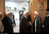 مجلس ترحیم آیت الله فیاض در حرم بانوی کرامت