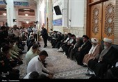 مجلس ترحیم آیت الله فیاض در حرم بانوی کرامت