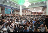 مراسم ترحیم آیت‌الله فیاض در حرم حضرت معصومه(س) برگزار شد+ عکس