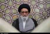 مجلس ترحیم آیت الله فیاض در حرم بانوی کرامت