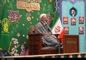 مجلس ترحیم آیت الله فیاض در حرم بانوی کرامت
