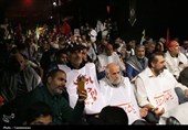 کفن‌پوشان دیار 15 خرداد در رواق کشور دوست با رهبر انقلاب بیعت کردند