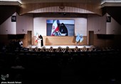 سخنرانی دختر شهید علی لاریجانی در سی‌وسومین آیین نکوداشت اعضای هیئت علمی نمونه کشوری