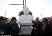 مراسم رونمائی از سردیس سپهبد شهید علی شادمانی در همدان