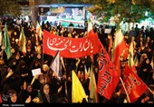 طنین الله‌اکبر در خیابان جمهوری
