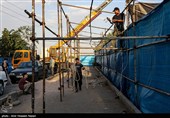 آماده سازی هیئت های مذهبی در آستانه ماه محرم - قزوین