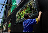 آماده سازی هیئت های مذهبی در آستانه ماه محرم - قزوین