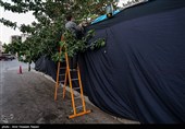 آماده سازی هیئت های مذهبی در آستانه ماه محرم - قزوین