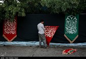 آماده سازی هیئت های مذهبی در آستانه ماه محرم - قزوین