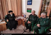 دیدار معاون سیاسی سپاه پاسداران با نماینده ولی فقیه در خراسان جنوبی